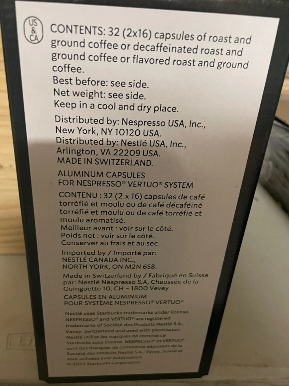 Starbucks by Nespresso Caffè Verona Dark Roast - 32 Count (Vertuo Line) - Picture 7 of 7